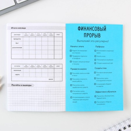 Smart notebook for Panda Finance planning, A6, 68 sheets format.-8