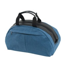 Road bag, textiles, blue 37x16x22 cm