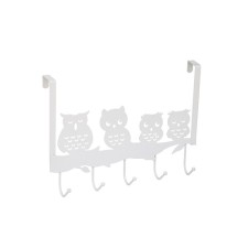 Axentia hanger with 5 hooks is a controversial, white with dysan owl, 38.3x27.5x11 cm