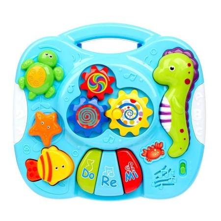 Children's table 3 in 1 for kids "Sea Adventure", light and sound effects-6