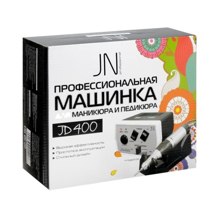 Device for manicure and pedicure Jessnail JD400 Pro, 30,000 rpm, 35 watts, white-black-6