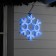 Neon figure "Snowflake", 40 cm, 360 LED, 220 V, glow of blue