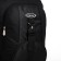 Tourist backpack on lightning, with an increase, 5 outer pockets, black color