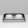 MISKS WITH BOOK "Felix" 0.3 l, 41 x 30 x 6 cm, gray tray, white bowls