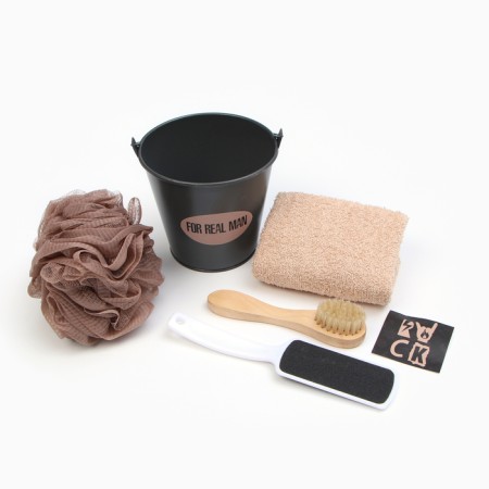 Set of Gift Ethel "For Real Man" towel and accessories-1