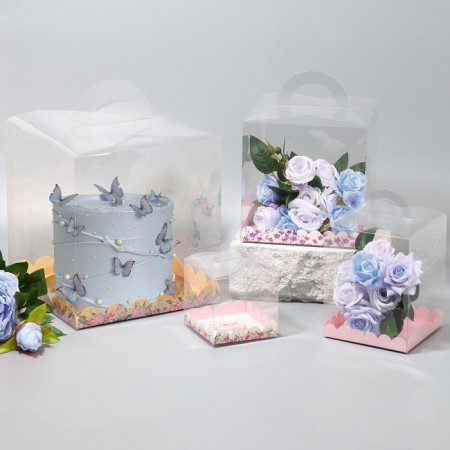 Confectionery box, chest, packaging, “with love for you”, 20 x 20 x 20 cm-8