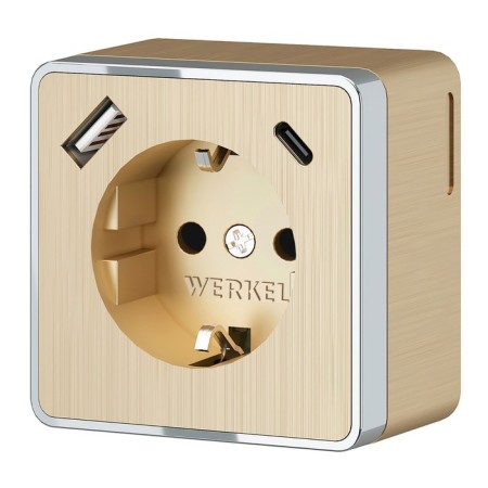 Grounding socket, curtains and USB Type A+C Gallant (Called Sharpan) W5071710