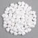 Plastic sores are decorative, set of 100 pcs., Size 1 pc. - 2 × 2 cm, white color