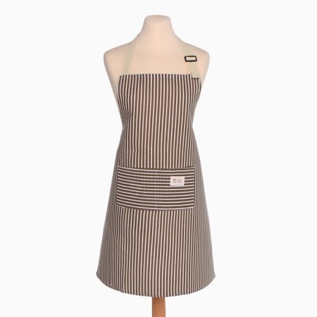 Apron of the Dolyana with a pocket, central brown, 70*65 ± 4cm, 100% HL, Rogozhka-5