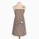 Apron of the Dolyana with a pocket, central brown, 70*65 ± 4cm, 100% HL, Rogozhka