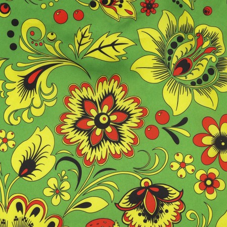 Loskot for needlework, Atlas, Khokhloma, 50 × 75 cm-1
