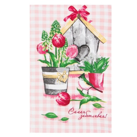 A set of kitchen towels of the "most caring", 35x60cm-2pcs, 100% HL-1