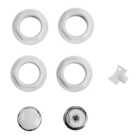 Set for connecting the radiator Zein, 1 "x 3/4", without brackets-1