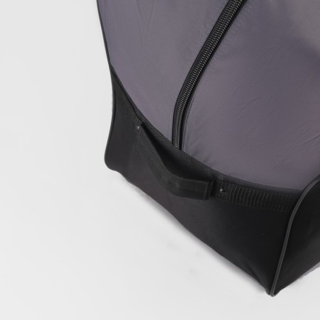 Road bag with lightning, external pocket, black/gray color-3