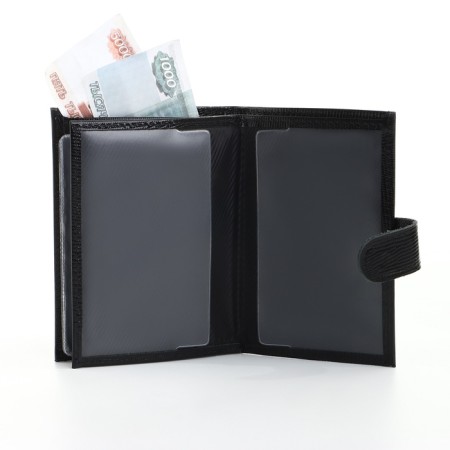 Cover for autoDocations and passports on the button, the color is black-10