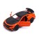 Metal Sport machine, inertia, doors, trunk, orange color open