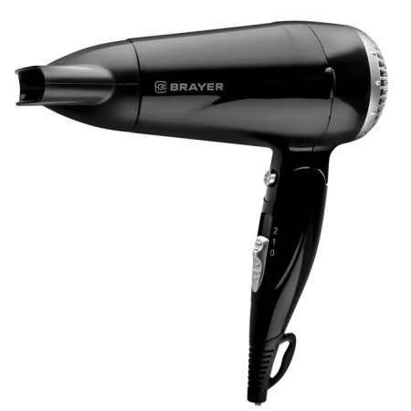 Feng Brayer 3024BR, 1600 W, 2 speeds, 1 temperature regime, concentrator, black