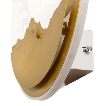 Bra "tree" LED 20W 4000k gold 24x24x4 cm-5