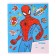 Notebook in a ruler of 12 sheets, 4 types of mix, cover coated paper, spider-man