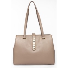 Bag Tout Women, Genuine leather, Ludor beige, 33x10x25 cm