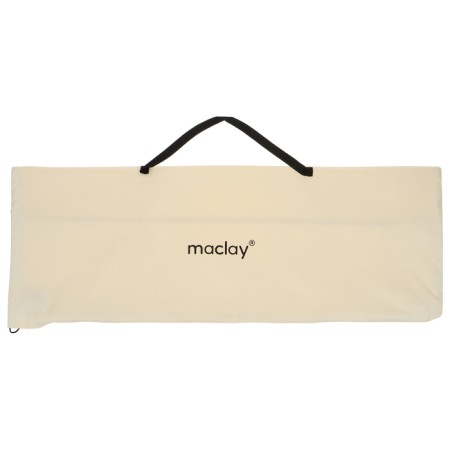 Folding folder 190 x 71 x 38 cm, up to 120 kg, beige color-11