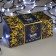 Garland "fringe" 3 × 0.6 m, IP44, UMS, dark thread, 160 LED, white glow, 220 V