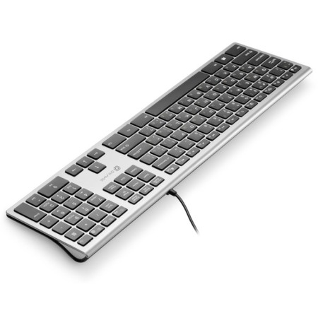 Keyboard Rick 890S Gray/Black USB Slim Multimedia (1784239)-3