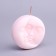 Figure candle "Sun and Moon", 6x2.5 cm, pink