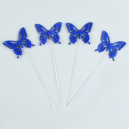 Set for decorating "butterflies", blue color