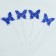 Set for decorating "butterflies", blue color