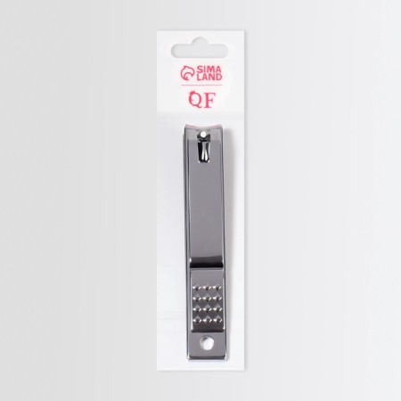Kusachki - Pedicier Kniper, 10 cm, with a file, silver color-6