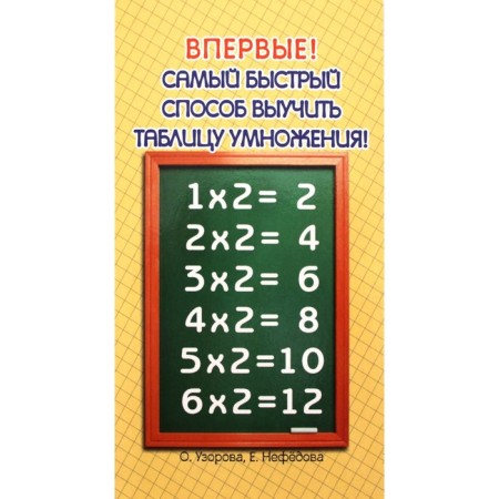 Training apparatus. Learn the multiplication table. Pisorova O. V.