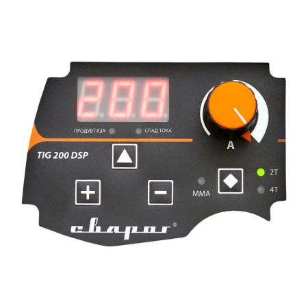 Svarog Inverter "Tig 200 DSP" Pro "W207, 8 kW, 200A, 220V-2