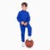 Costume (jumper, trousers), children are launched, cornflower color, height 98 cm