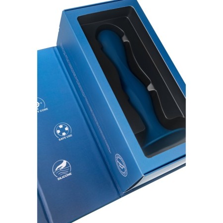 Satiffyer Double Ball-R phallimitator, 18 cm, silicone, blue color-13