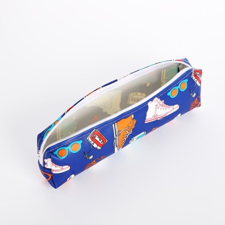 Lightning cosmetic bag, blue color-2