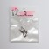 SHVESS "Boomerang", silver color