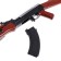 AK-47 automatic, shoots 6 mm bullets.