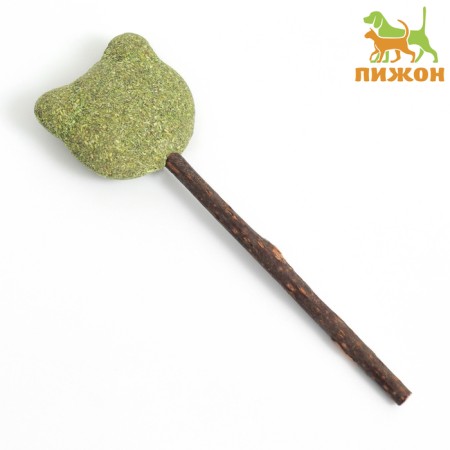 A toy for cats from cat mint "Kisa" on a wand of Matathabi, 13 cm