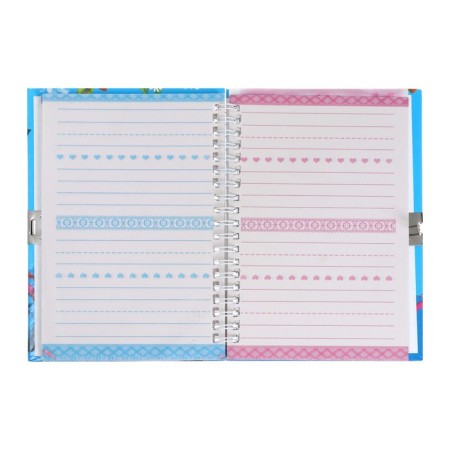 Notebook Gift Book on the lock, A6+, 50 sheets, line, "Butterfly", mix-7
