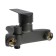 Bath mixer Zein Z3856, single -leaf, shower set, watering can 5 modes, graphite