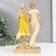 Souvenir Polystone "Walk together" 6x8x19.5 cm
