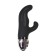 Vibrator Mystim Hop Hop Bob with electrical stimulation, 16.5 cm, silicone, black color
