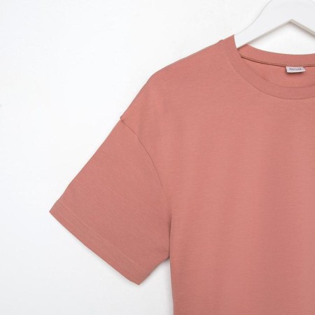 Women's T-shirt Minaku Oversize Fit: dusty pink color, rn 50-5