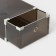 Shoe storage box Large Size shares, 22 × 34 × 13 cm, 3 pcs, black color