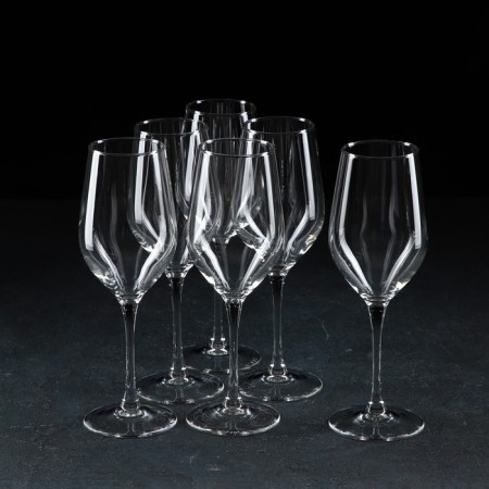 Set of glass glasses for the wine "Selest", 450 ml, 6 pcs
