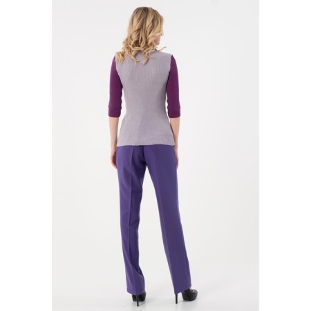Cardigan Women Wisell, size 44, black color, purple-8