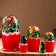 Nesting doll "strawberry", black scarf, 5 puppet, 18 cm