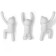 Buddy crush hangers, 3 pcs, white