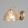 Bra "Ruby" 1x40W E27 gold 21x15x15cm